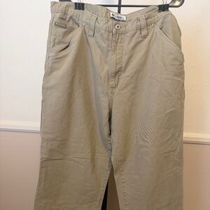 Tan Columbia khakis